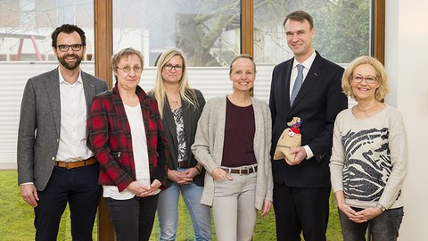 [pma:] spenden 5.000 Euro an die Kinderkrebshilfe Münster - Kinderkrebshilfe Münster unterstützt Brücken-Team am UKM