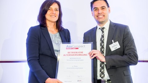 AssCompact Award 2018: NÜRNBERGER Unterstützungskasse erneut auf Platz 2