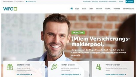 Maklerpool WIFO präsentiert nach Relaunch neue Website: Neues Design, innovative Funktionen und Blog für Versicherungsmakler 