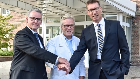 Im DREIklang für die optimale Versorgung von Unfallopfern - Gemeinsames Modellprojekt von Westfälischer Provinzial, Universitätsklinikum Münster und dem Zentrum für ambulante Rehabilitation