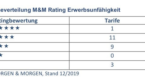 MORGEN & MORGEN präsentiert erstes Rating für Erwerbsunfähigkeit