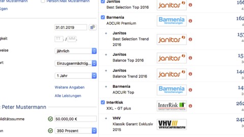 Die besten Unfallversicherungen für Rentner im IMA-Test - Eindeutiger Testsieger: LBN-Besser+ 