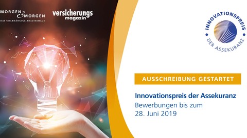 6. Innovationspreis der Assekuranz: MORGEN & MORGEN und Versicherungsmagazin starten die Ausschreibung