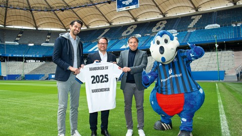 HanseMerkur wird Hauptpartner des HSV bis 2025