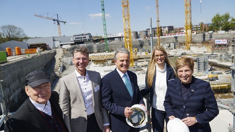 Allianz legt Grundstein für Neubau – Lebensversicherer feiert Jubiläum