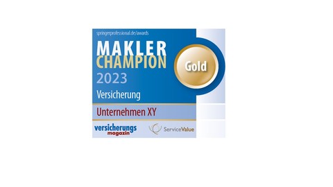 Makler-Versicherer auf dem Prüfstand - Makler küren ihre Versicherungs-Champions