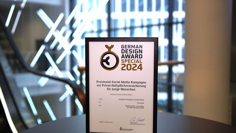 German Design Award für Provinzial – Auszeichnung für Social-Media-Kampagne