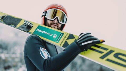 HanseMerkur und Skispringer Markus Eisenbichler starten Zusammenarbeit