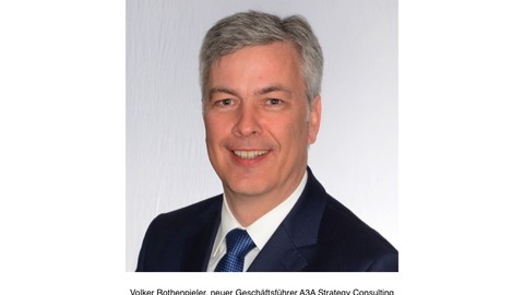 Volker Rothenpieler leitet A3A Strategy Consulting