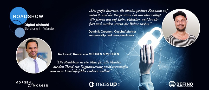 MORGEN & MORGEN, DEFINO und massUp: Erstes positives Fazit für Roadshow