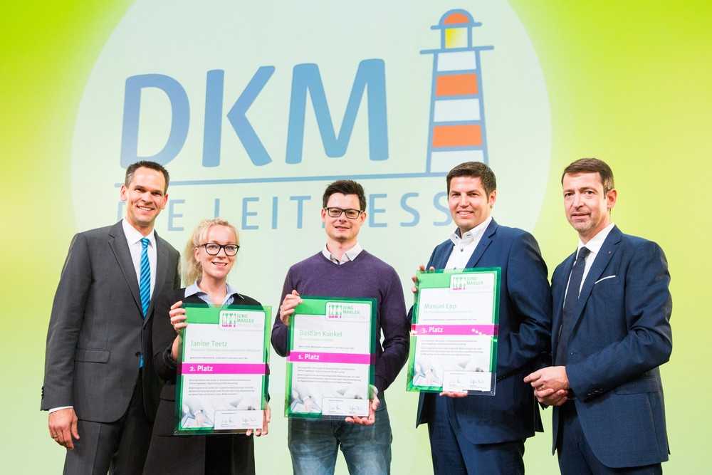 Feierliche Verleihung im Rahmen der DKM: Das sind die Gewinner des Jungmakler Awards 2017