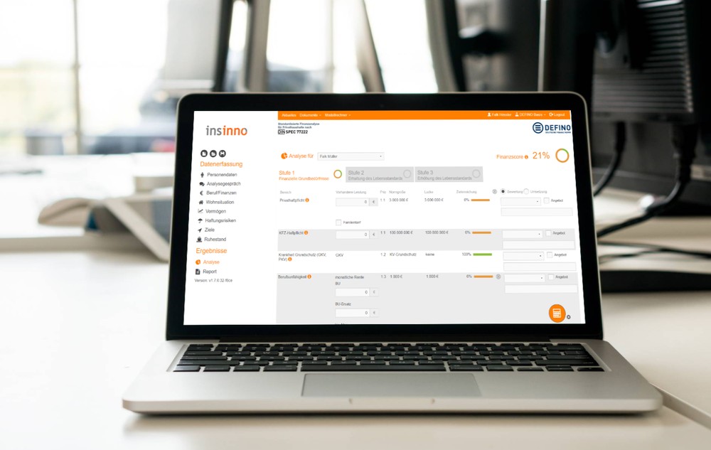 insinno bringt DEFINO-zertifizierte Finanzanalyse-Software auf den Markt