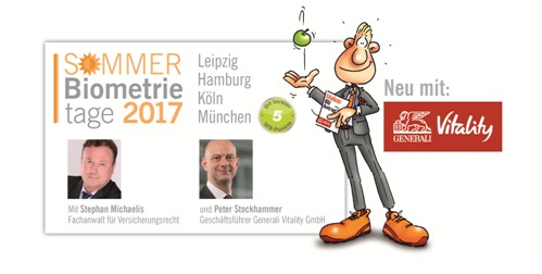 Erfolgreiche Sommer-Biometrietage 2017 der Dialog Lebensversicherung: Neue Berufsunfähigkeitsversicherung in Kombination mit Generali Vitality vorgestellt – Große Resonanz in der Maklerschaft