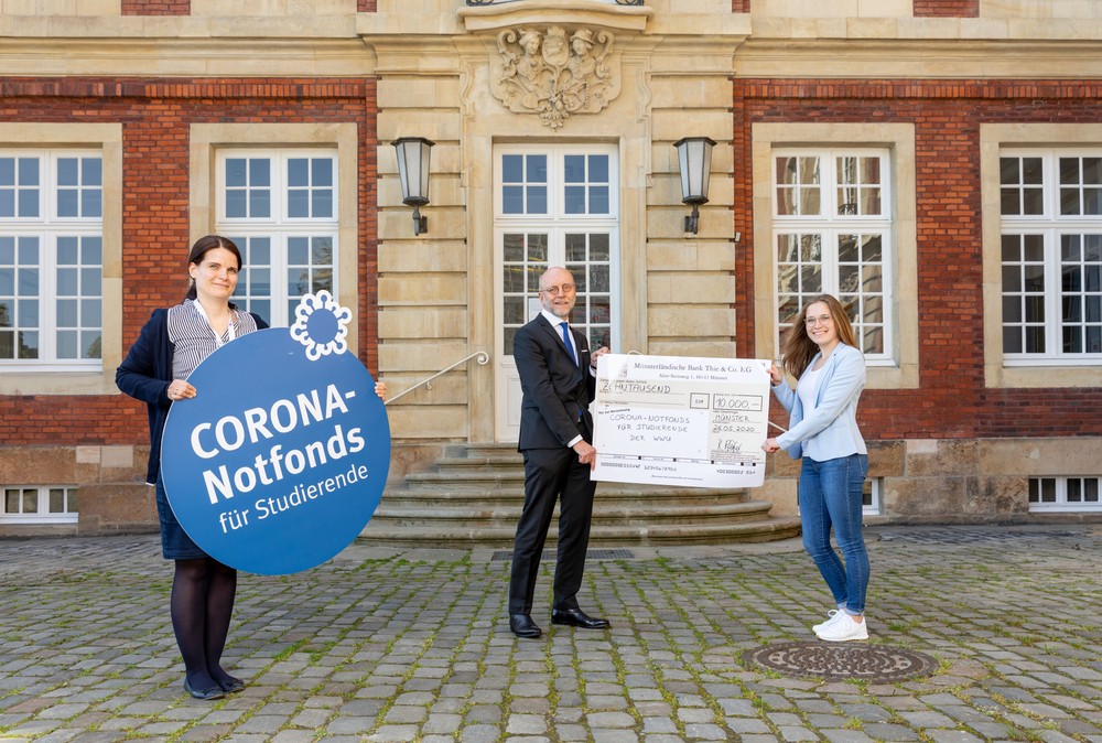 Corona-Notfonds für Studierende - Verein „Provinzialer in Westfalen-Lippe helfen e.V.“ spendet 10.000 Euro