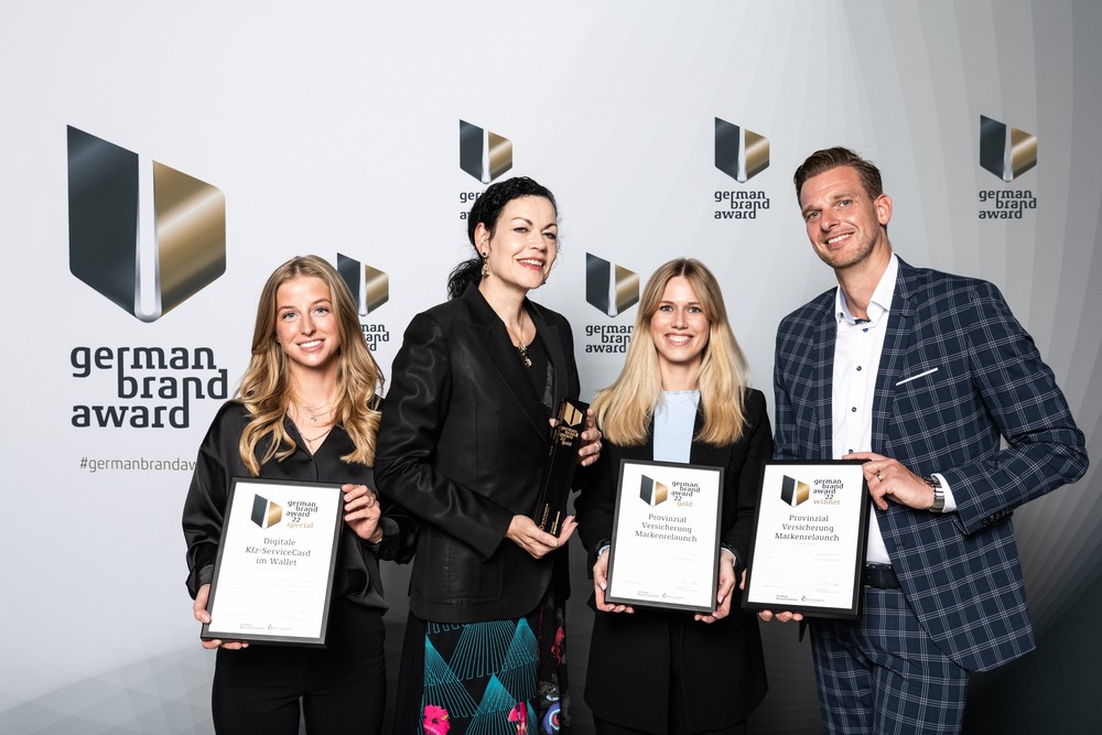 Provinzial Versicherung wird mit zwei German Brand Awards ausgezeichnet