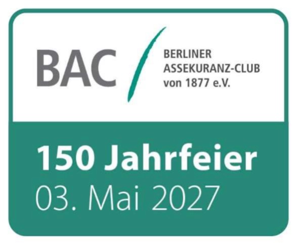 Berliner Assekuranz Club bereitet sich auf sein 150-jähriges Jubiläum vor