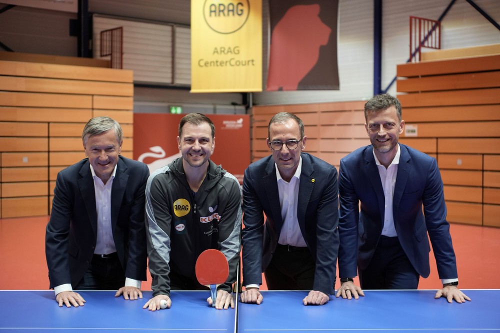 ARAG bleibt Hauptsponsor von Borussia Düsseldorf Düsseldorfer - Versicherungskonzern verlängert auch Partnerschaft mit Timo Boll