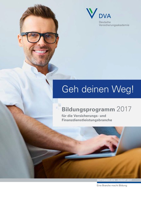 Bildungsprogramm 2017 der DVA